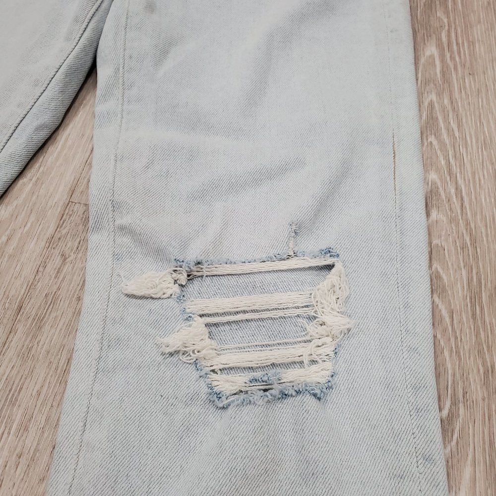 NWT Madewell The Mom Jean Distressed Raw-Hem Edition Style MC583 Size 26 - Picture 5 of 11